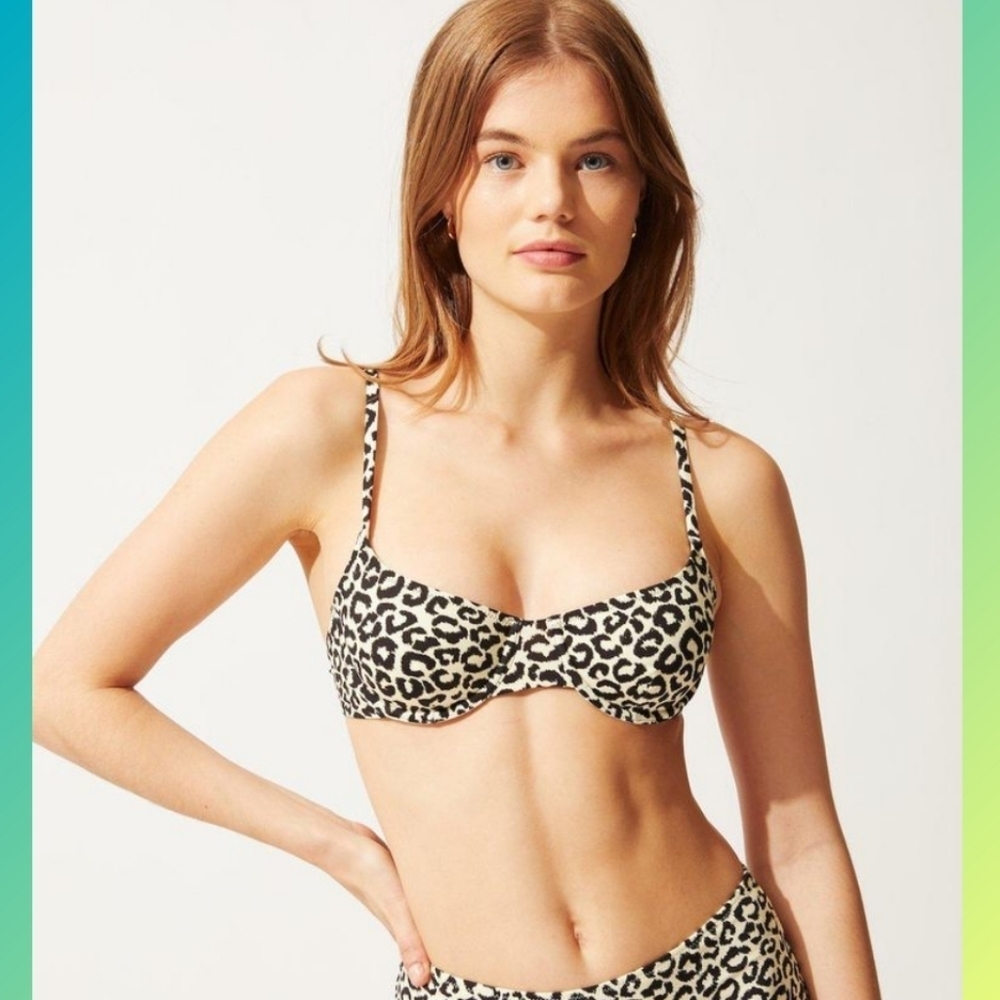 Solid & Striped The Ginger Top in Leopard